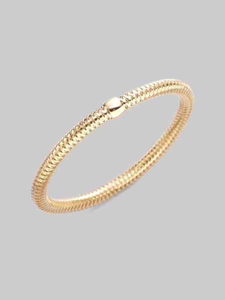 Roberto Coin 18k Yellow Gold Bracelet in Gold - Lyst