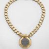 Tory Burch Daren Logo Pendant Necklace in Gold - Lyst