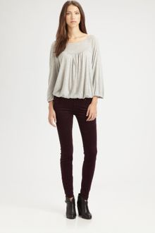 7 For All Mankind Luxe Corduroy Skinny Jeans - Lyst