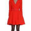 Alice + Olivia Wool Overcoat in Red - Lyst
