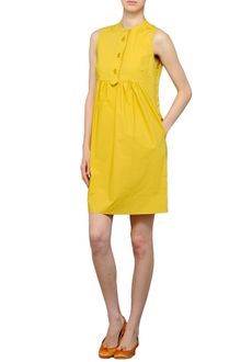 Aspesi Sleeveless Poplin Dress - Lyst