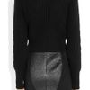 Bottega Veneta Chunky Knit Cashmere Blend Sweater in Black - Lyst