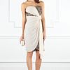 Coast Elisabeth Dress in Gray (monochrome) - Lyst