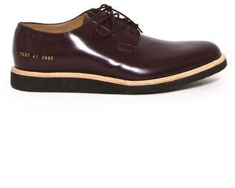 Common Projects Derby Shine Burgundy - Lyst