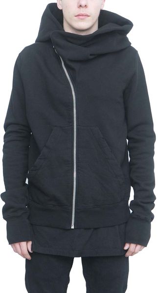 DRKSHDW by Rick Owens Cotton Hooded Sweater - Lyst