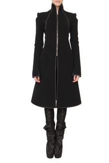 Gareth Pugh Wool Coat with Padded Shoulders - Lyst