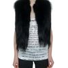 Givenchy Black Fur Gilet in Black - Lyst