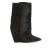Isabel Marant Lazio Wedge Boots in Black - Lyst