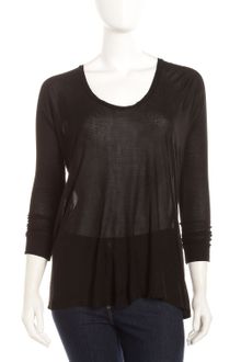 James Perse Oversized Tee - Lyst
