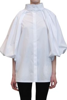 Jo No Fui Cotton Shirt with Puff Sleeves - Lyst