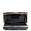 Lanvin Crystal Embellished Box Clutch in Green (grey) - Lyst