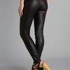 Michael By Michael Kors Skinny Leather Trouser in Black - Lyst