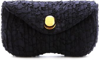 Miu Miu Pleated Lace Clutch - Lyst