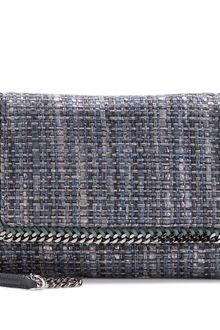 Stella McCartney Falabella Woven Foldover Shoulder Bag - Lyst