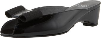 Stuart Weitzman Patent Lowwedge Mule - Lyst