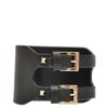 Valentino Rock Stud Leather Bracelet in Black - Lyst