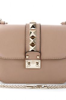 Valentino Va Va Voom Mini Rockstud Leather Shoulder Bag - Lyst