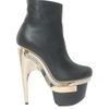 Versace Leather Ankle Boot With Plateau in Black - Lyst