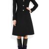 Victoria Beckham Wool Coat in Black - Lyst