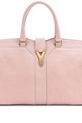 Yves Saint Laurent Small Cabas Chyc Eastwest Leather Handbag