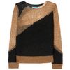 Alice + Olivia Metallic Knit Pullover in Multicolor (khaki) - Lyst