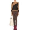 Alice + Olivia Metallic Knit Pullover in Multicolor (khaki) - Lyst