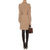 Burberry Prorsum Woolcrepe Coat in Beige (black) - Lyst