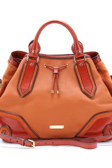 Burberry Prorsum Earlsburn Twotone Leather Tote - Lyst