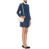 Carven Doulbebreasted Wool Coat with Wool Fleece Collar in Blue - Lyst