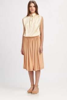 Chloé Silk Dress - Lyst