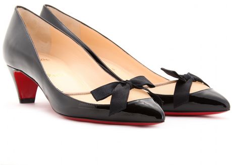 Christian Louboutin Love Me 45 Patent Leather Pumps in Black - Lyst