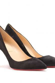 Christian Louboutin Pigalle 85 Suede Pumps - Lyst