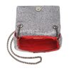 Christian Louboutin Sweet Charity Lady Glitter Clutch in Silver - Lyst
