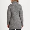 Dkny Chunky Cardigan in Gray (charcoal) - Lyst