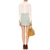 Dolce & Gabbana Jacquard Woven Mini Skirt in Gold - Lyst