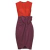 Giambattista Valli TwoTone Dress in Red (rust) - Lyst