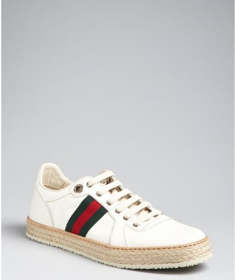 mens gucci trainers white