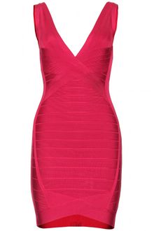 Hervé Léger Hervé Léger Katya Bandage Dress - Lyst