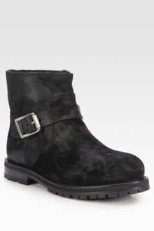 Jimmy Choo Hoxton Short Biker Boot - Lyst