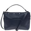 Lanvin Navy For Me Medium Leather Shoulder Bag in Black (navy) - Lyst