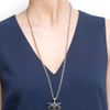 Mango Owl Pendant Necklace in Gray (93) - Lyst