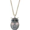 Mango Owl Pendant Necklace in Silver (94) - Lyst