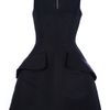 Mcq By Alexander Mcqueen Structured Aline Dress in Black - Lyst