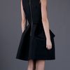 Mcq By Alexander Mcqueen Structured Aline Dress in Black - Lyst