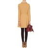 Mulberry Chevron Tweed Double Breasted Coat in Beige - Lyst