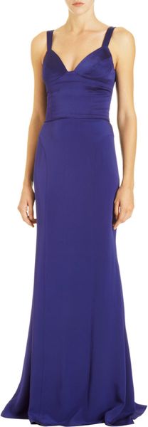 Narciso Rodriguez Top Stitched Bodice Gown - Lyst