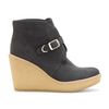 Stella Mccartney Kickapoo Faux Suede Ankle Boots in Gray (black) - Lyst