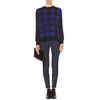 Stella Mccartney Two Tone Stretch Trousers in Blue (black) - Lyst
