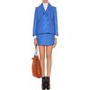 Stella Mccartney Wool Jacket with Oversized Collar in Blue - Lyst