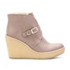 Stella Mccartney Kickapoo Faux Suede Ankle Boots in Pink - Lyst